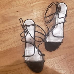 Stuart Weitzman Lucite Heels